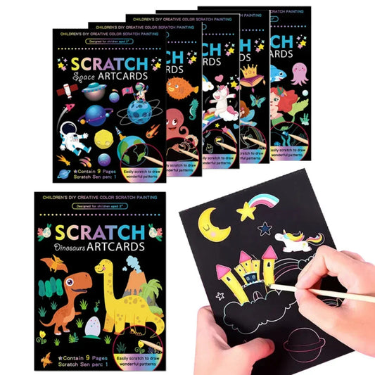 Scratch Art Cards for Kids