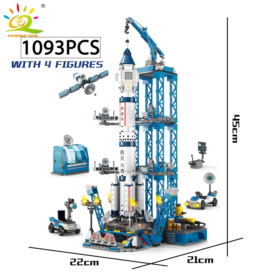 Space Rocket Building Blocks