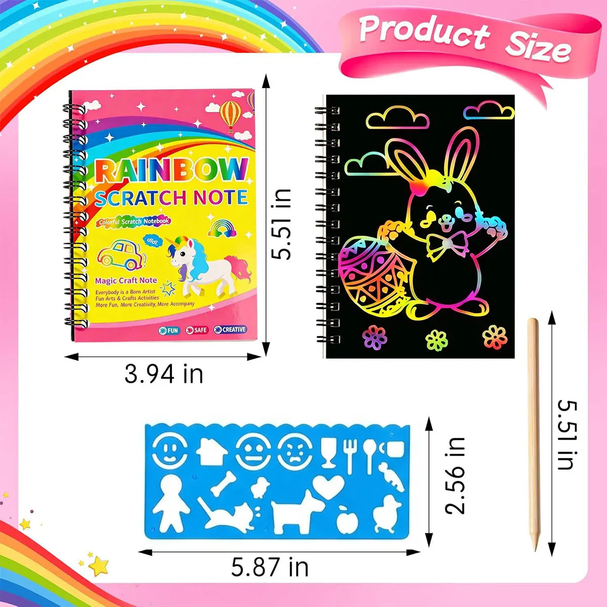 Kids Scratch Art Kit