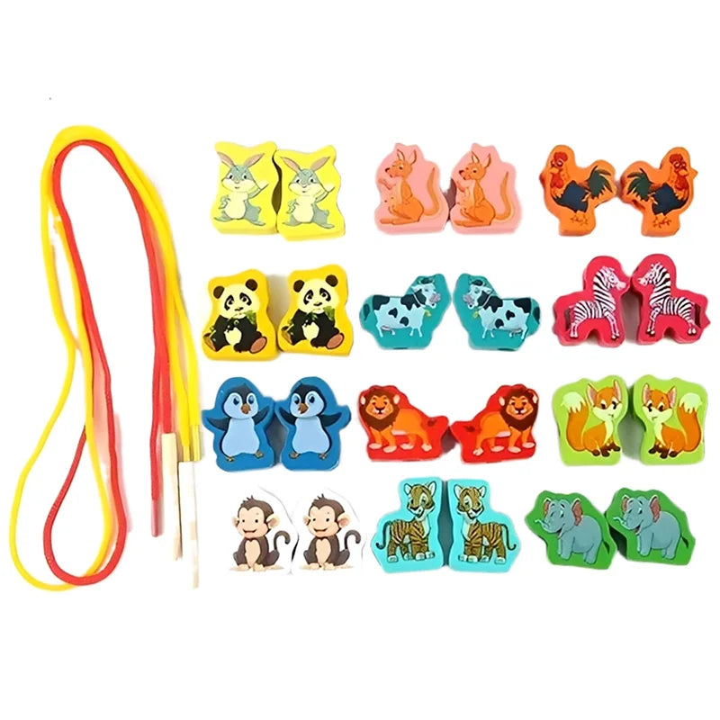 Montessori Lacing & Threading Game