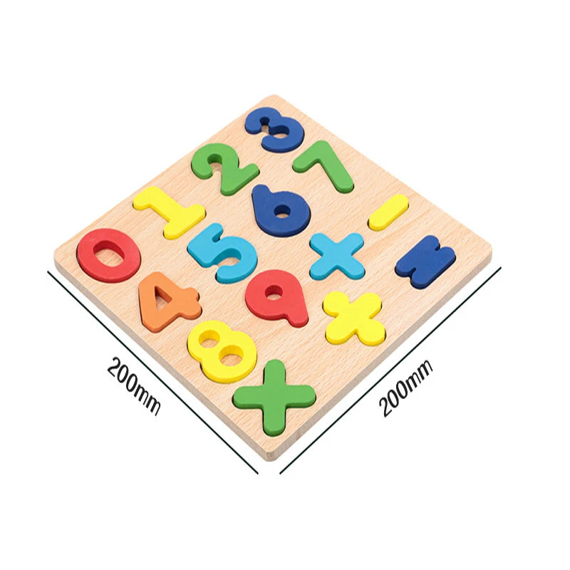 Wooden Alphabet Learning Puzzle