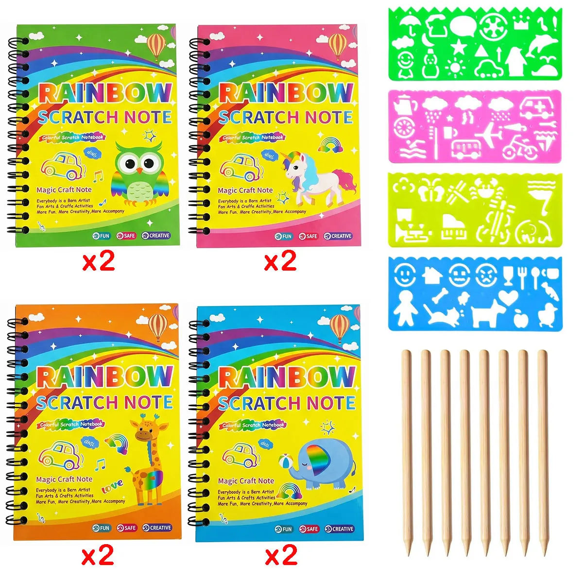 Kids Scratch Art Kit