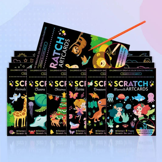 Scratch Art Cards for Kids