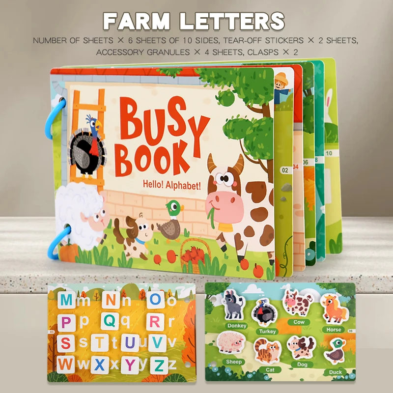 Montessori Busy Activity Book