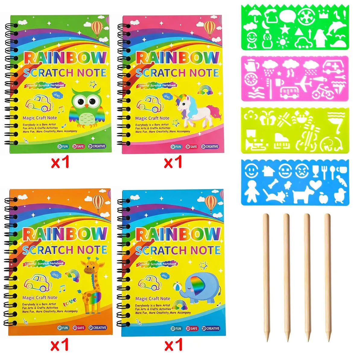 Kids Scratch Art Kit