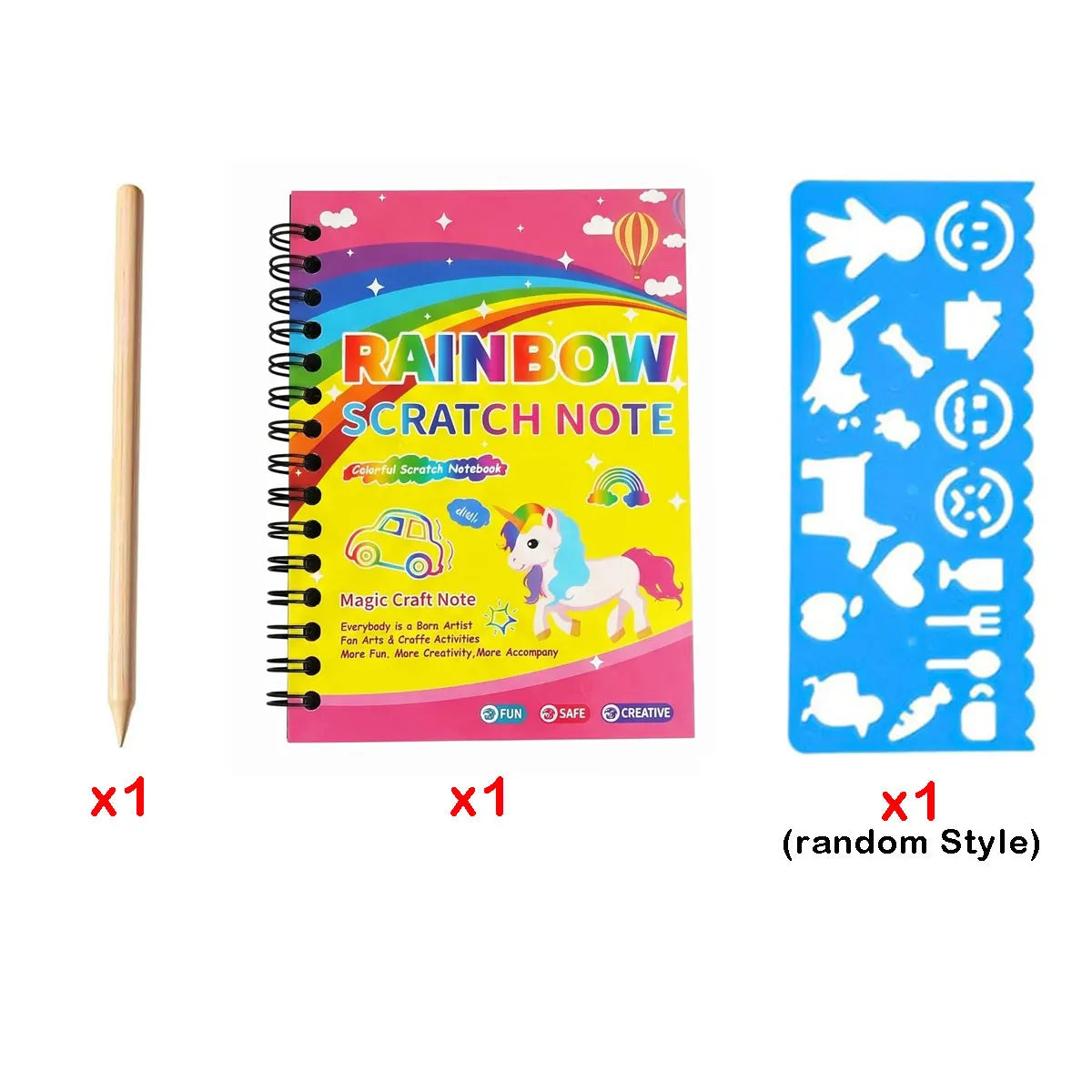 Kids Scratch Art Kit