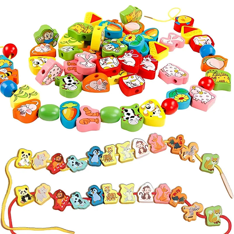 Montessori Lacing & Threading Game