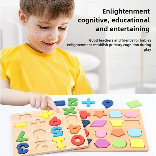 Wooden Alphabet Learning Puzzle