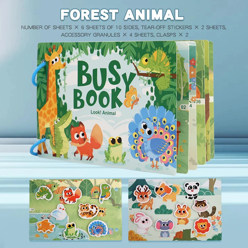 Montessori Busy Activity Book